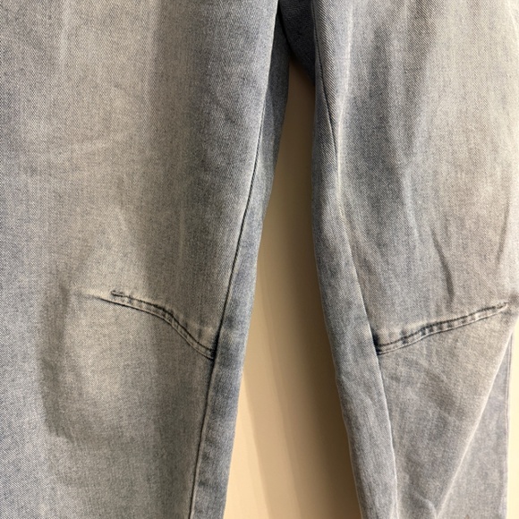 Baggy Porkchop Pocket Ankle Crop Jeans Size 27 - Picture 8 of 10